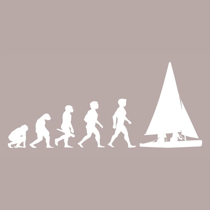 Evolution sailing sailboat sailing ship