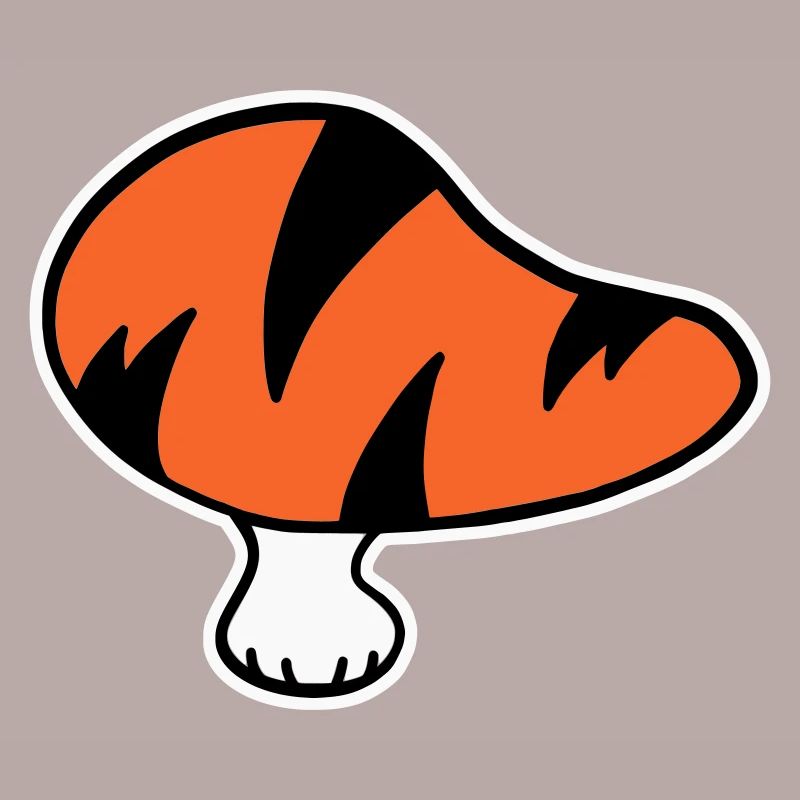 Logo champignon tigre STICK Variante