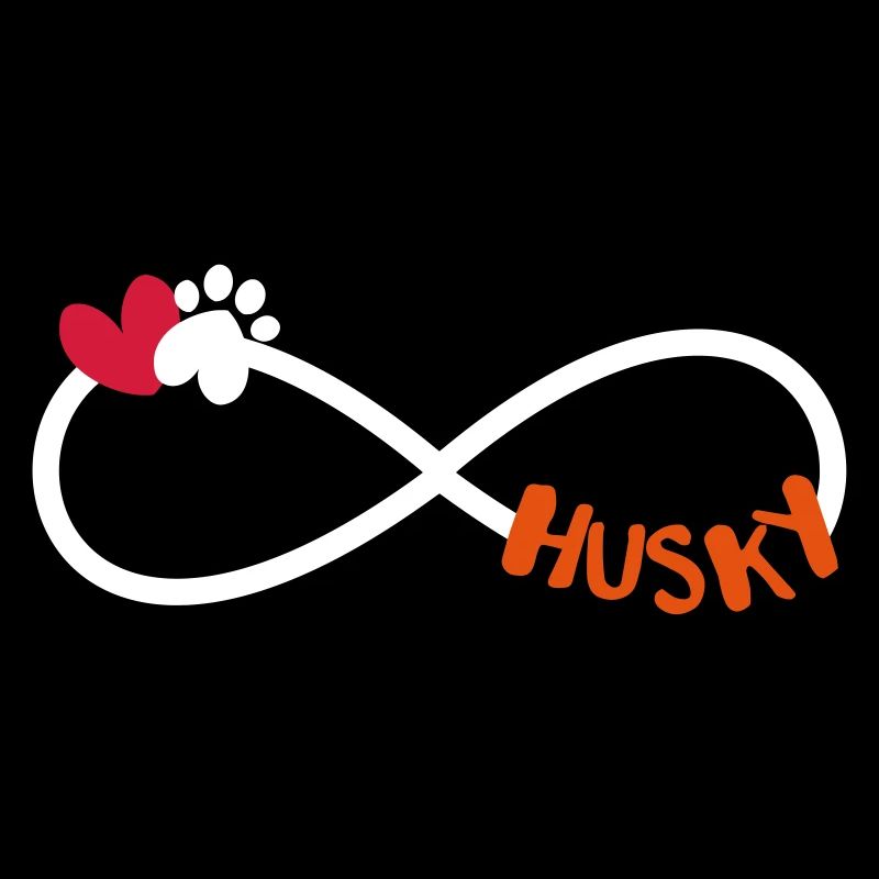 Husky symbole de l'infini