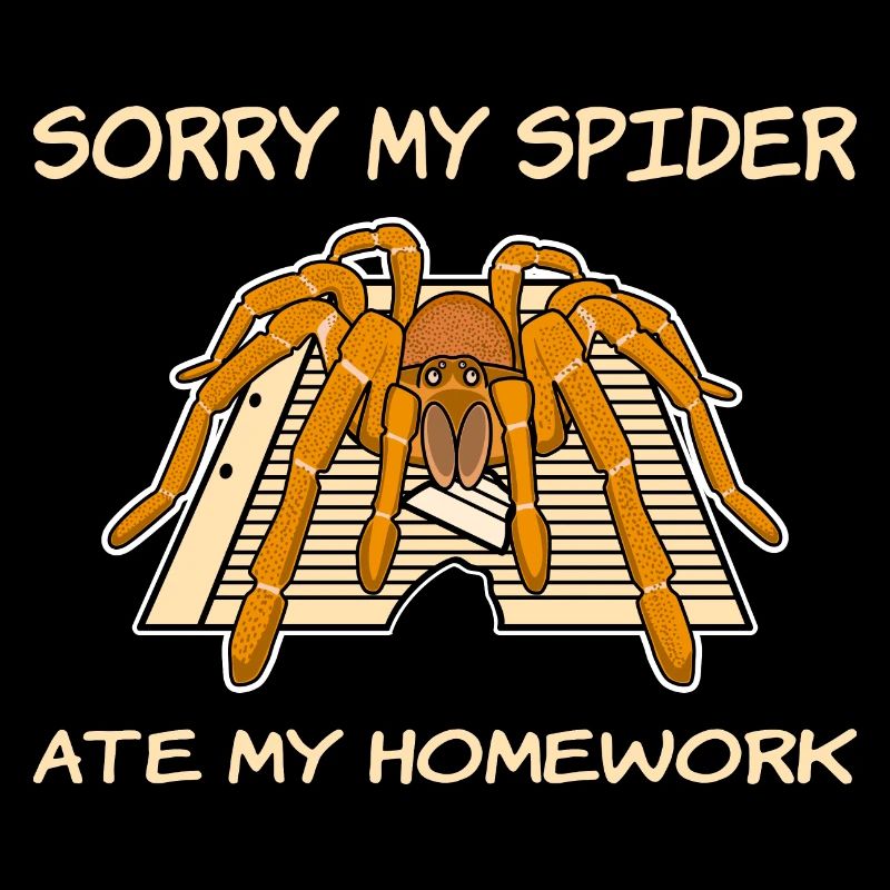 Mon araignée a mangé mes devoirs
