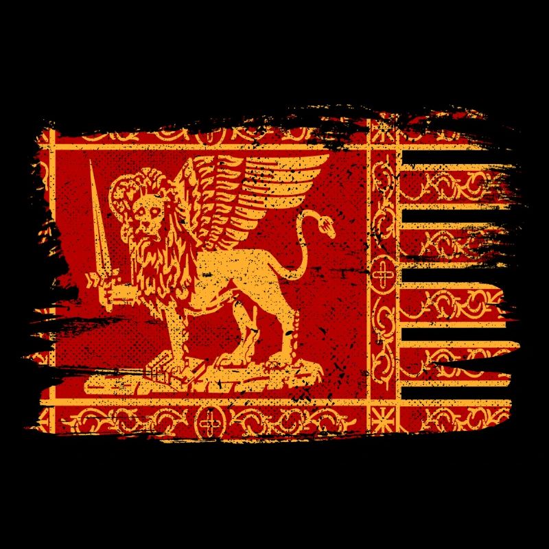 Venice Winged Lion Flag Italy Flag Peace