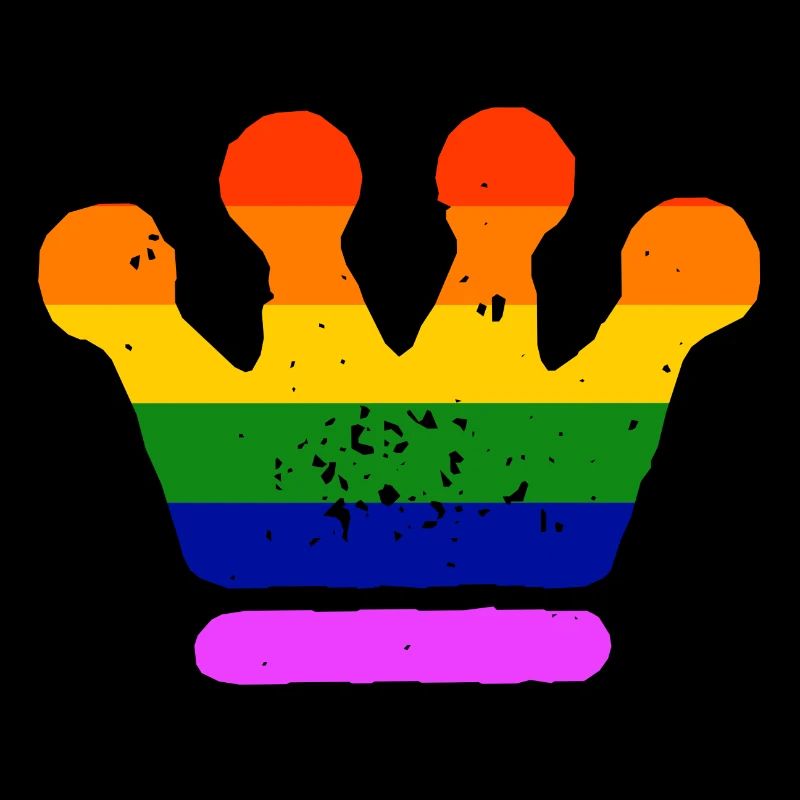 LGBT Gay Pride Crown Crown CSD Rainbow