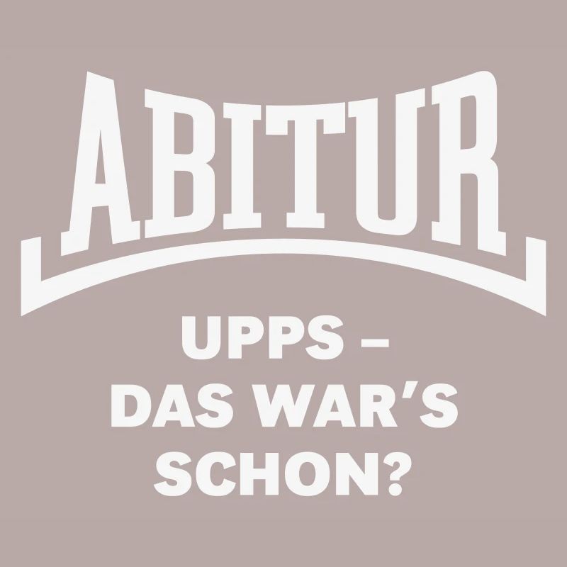 Abitur: Upps – Das War’s Schon? (Konkav / White)