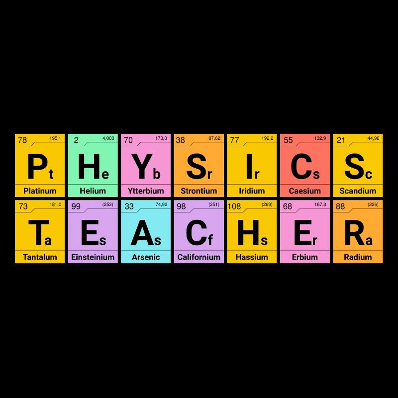 Professeur de physique éléments chimiques