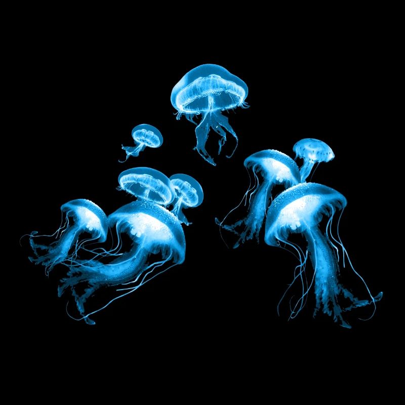 blue jellyfish