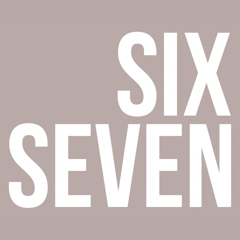67 "six seven" text