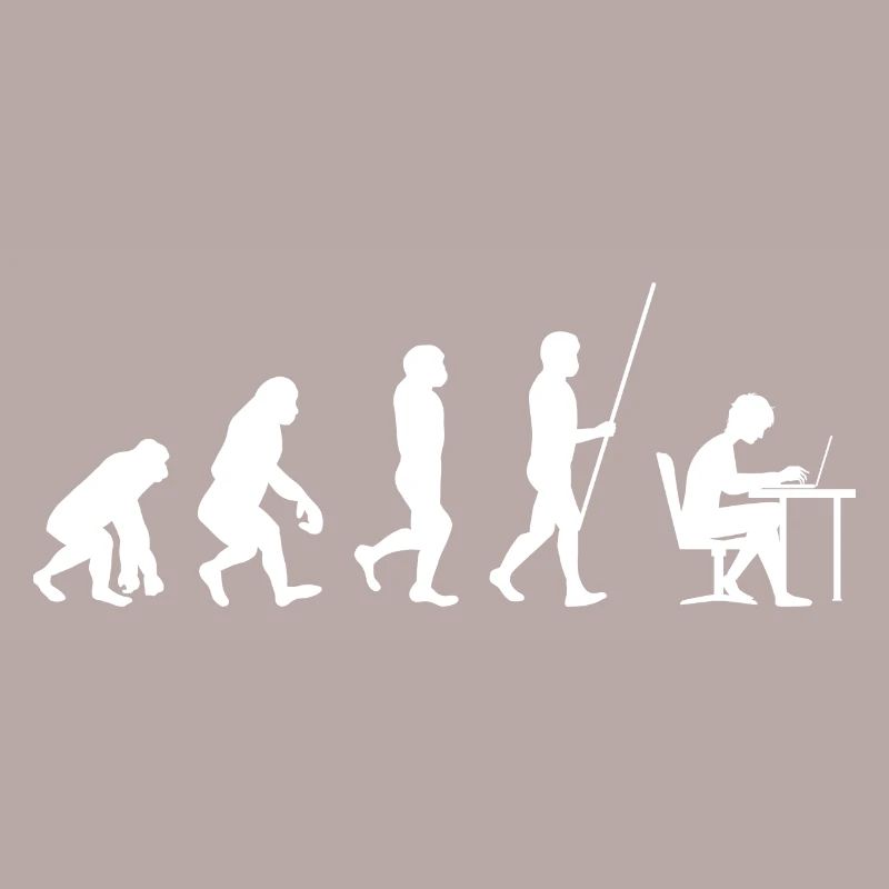 Computer Geek Entwicklung Evolution