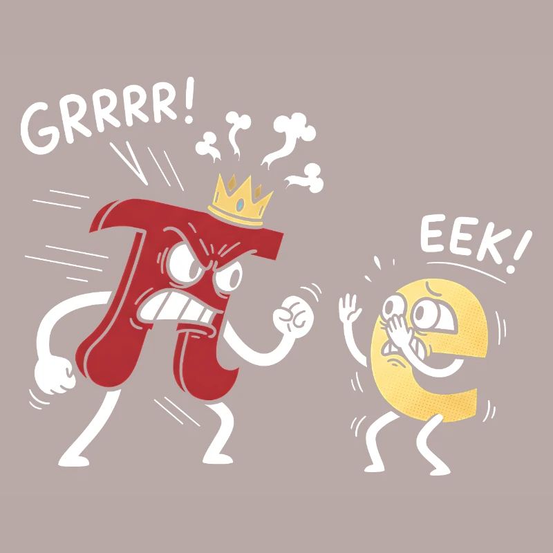 Mathematics Constants Pi Threatened e Comic