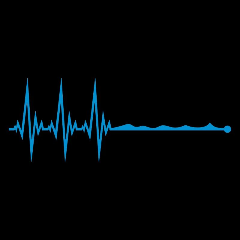 waves line frequency heart beat pulse swimming sc