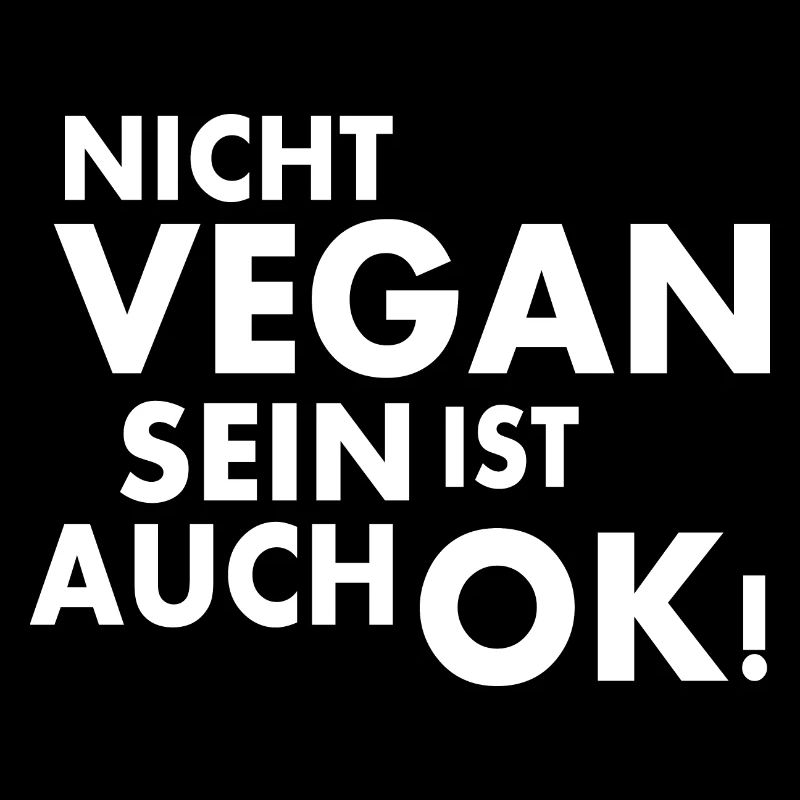 Nicht vegan sein ist auch ok
