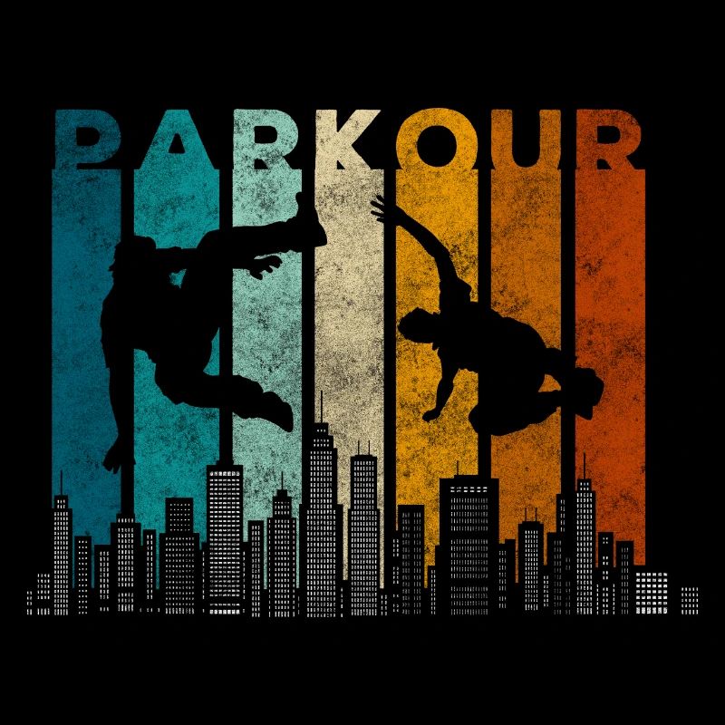 Parkour Running Courage Backflip