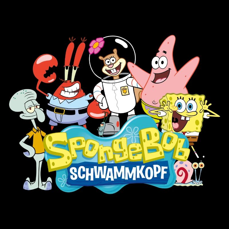 SpongeBob Schwammkopf Logo Patrick Thaddäus Krabs