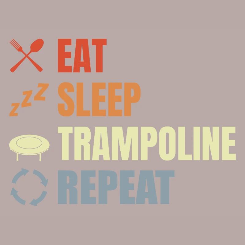 Trampolinspringen Routine