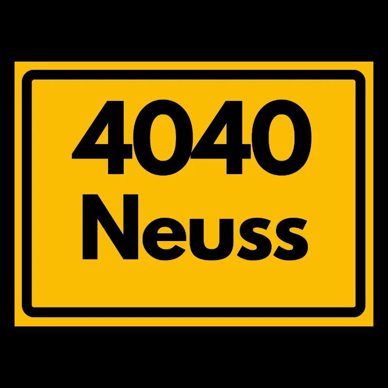 ANCIEN CODE POSTAL RÉTRO 4040 CITY NEUSS