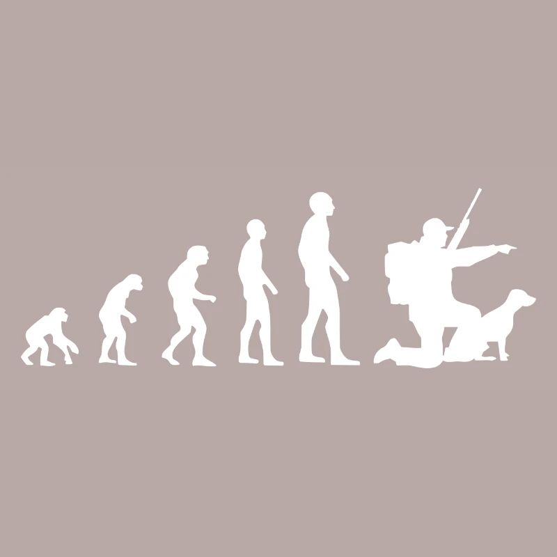 Evolution Hunting Man Humor Hunter Funny