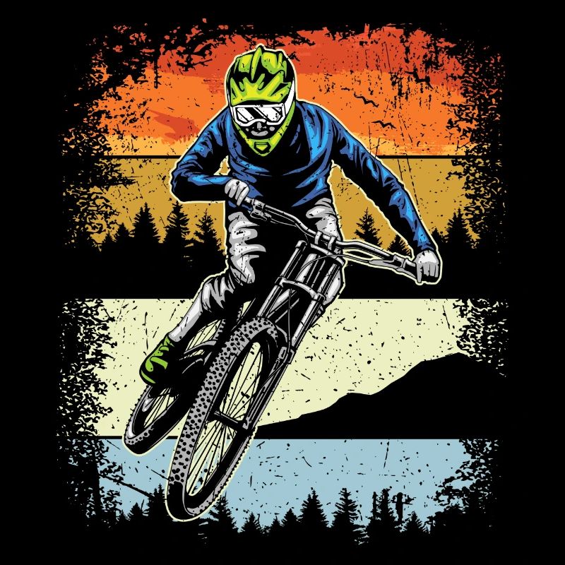 Sunset Trail MTB Fahrer