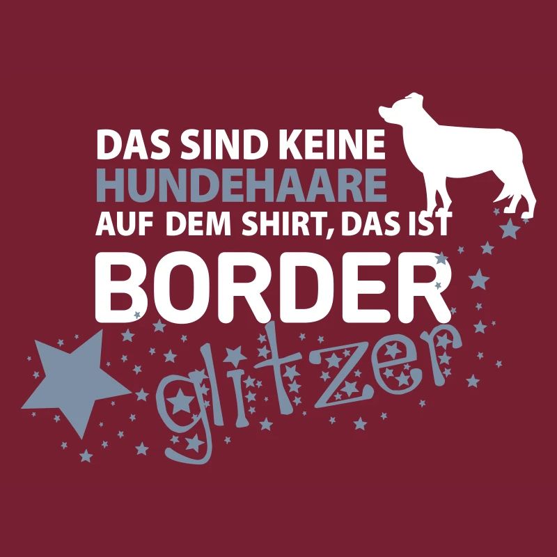 Border Collie Glitzer