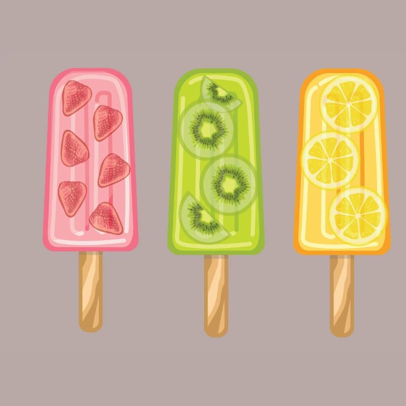 Fruit ice cream