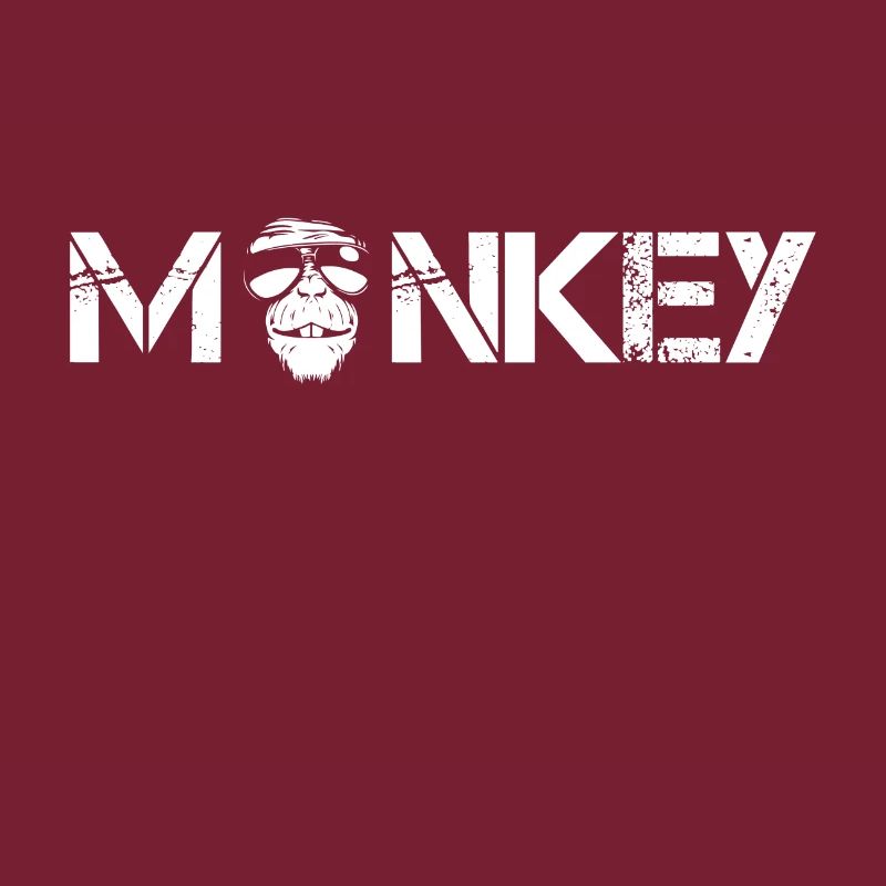 Singe avec des lunettes