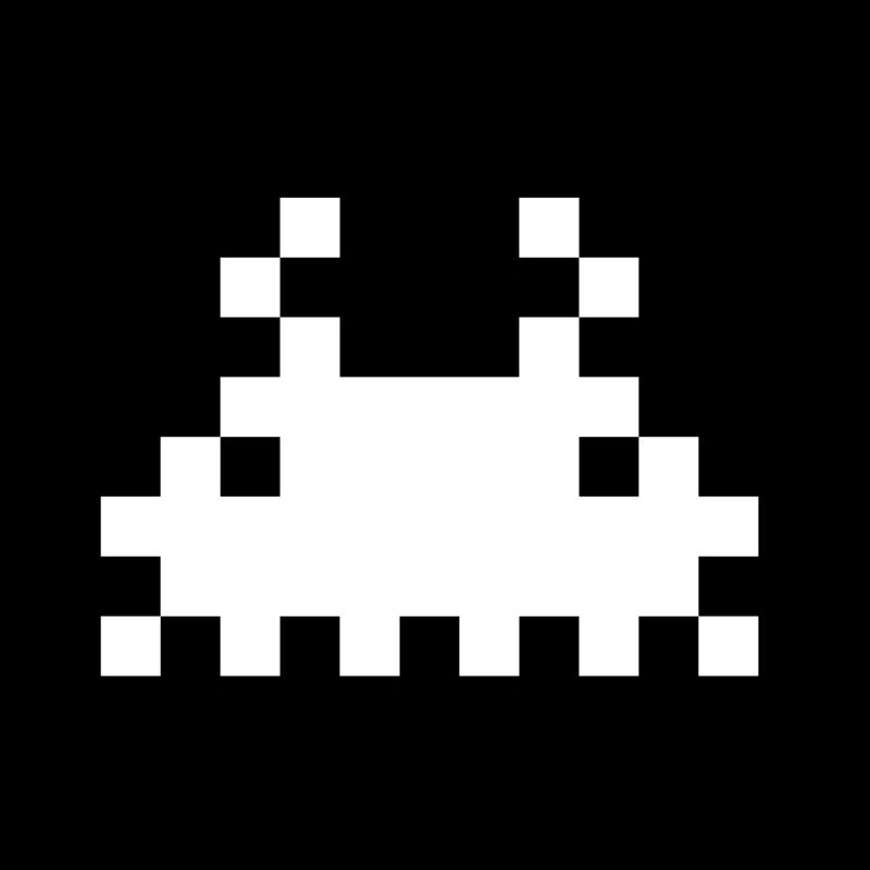 Monster Pixel White