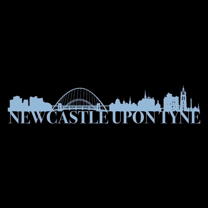 Newcastle Upon Tyne England Skyline idée de cadeau
