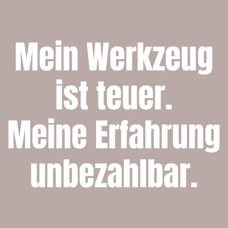 Tools expensive, experience priceless