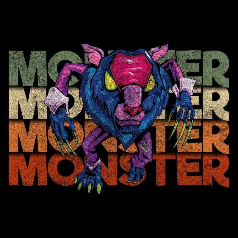 Horror Comic Creepy Monster Hunter