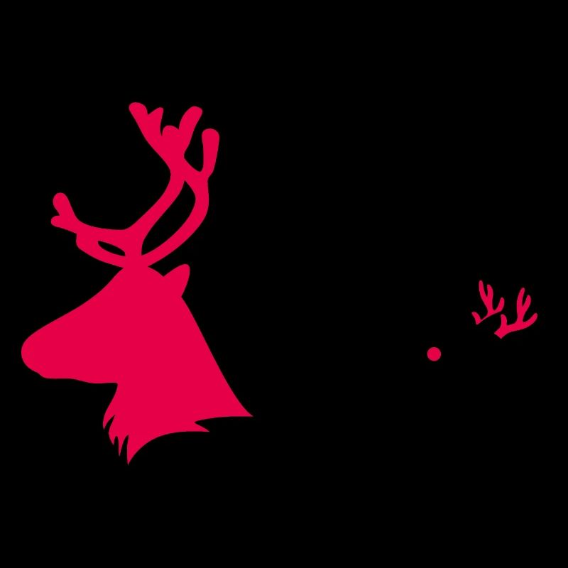 Têtes de cerf de Noël