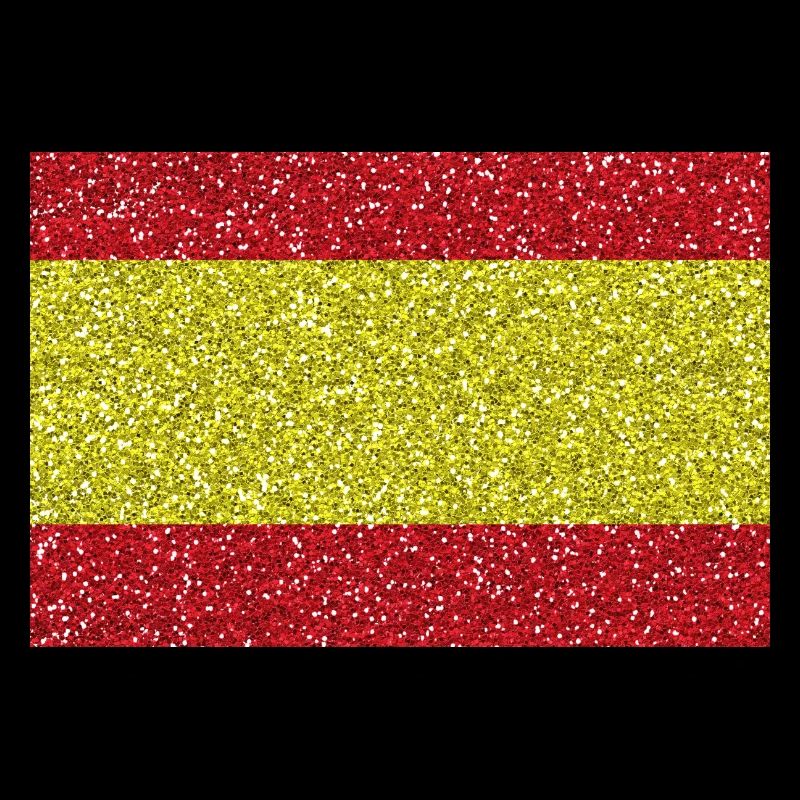 Espagne bannière drapeau espagnol Glitter