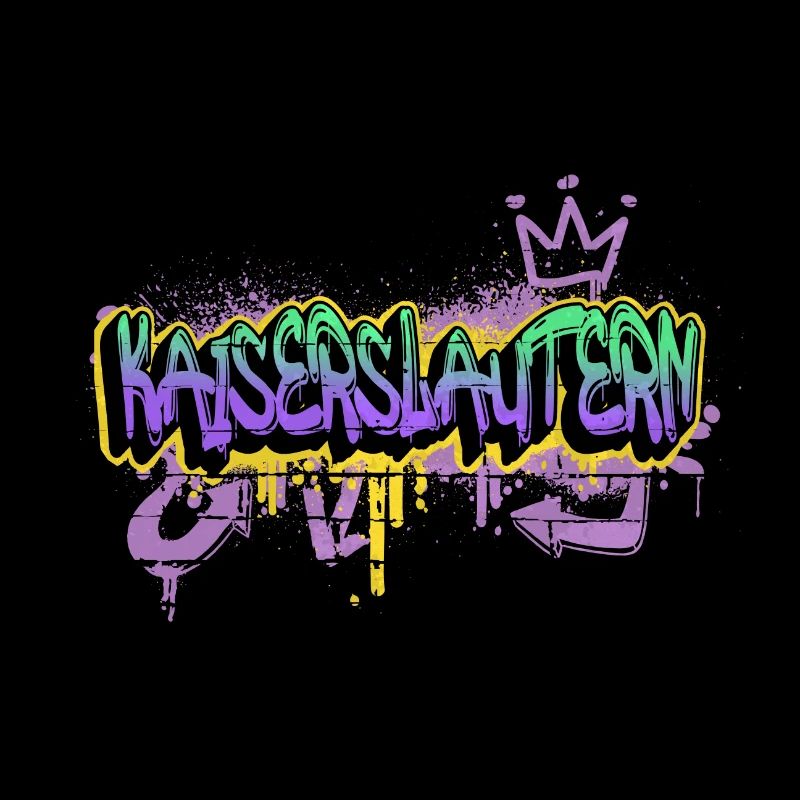 Kaiserslautern Germany Graffiti Spray Sprayer