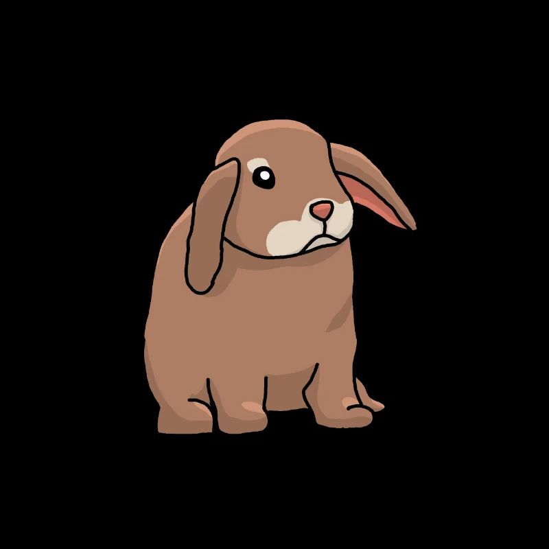 Rabbit, rabbit, dwarf rabbit, drawing, cartoon