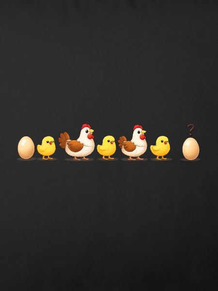 Evolution Ei-Küken-Henne-Darwin