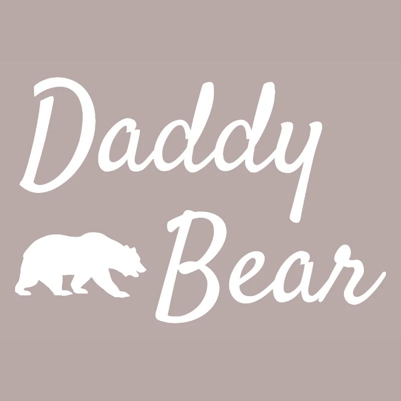Daddy Bear Script Logo