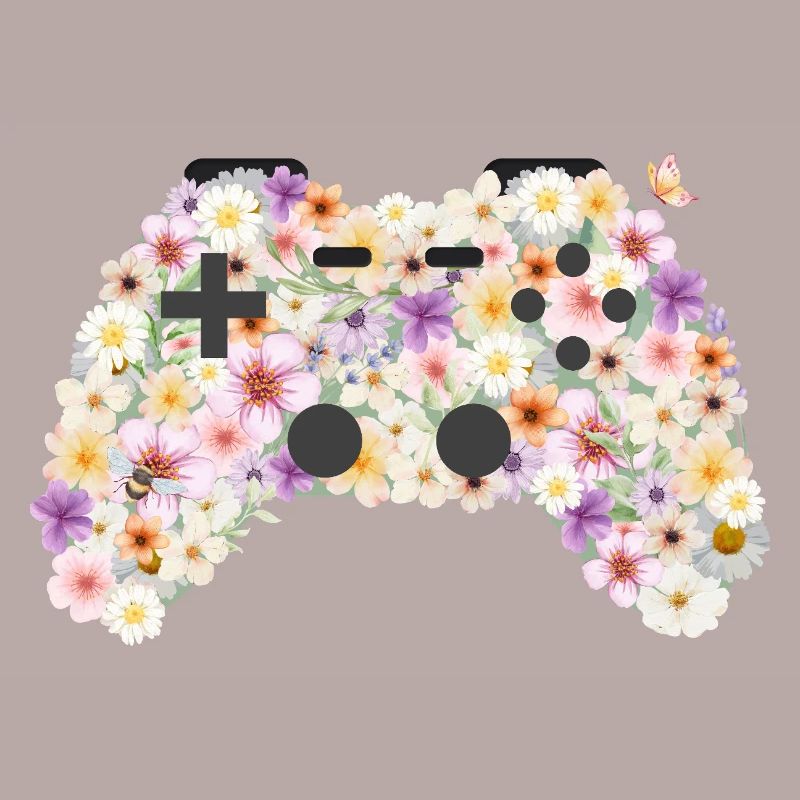 Floral Gamepad: Blütenkunst Controller