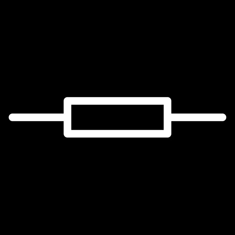 Circuit symbol resistance electronics - COLOR CHANGE