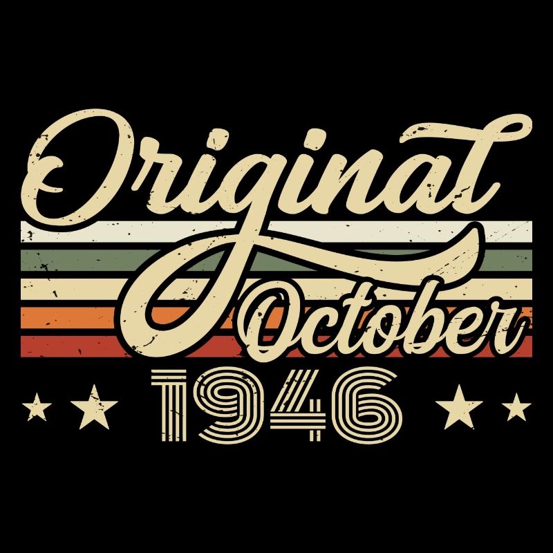 October 1946 Birthday in October - October 1946