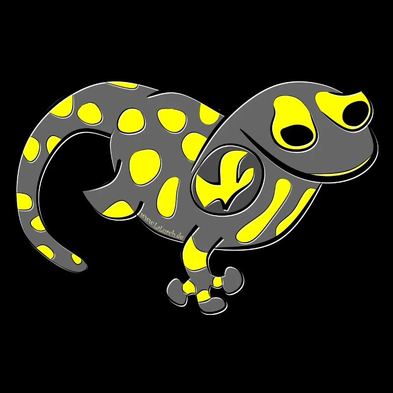 salamandre de feu jaune