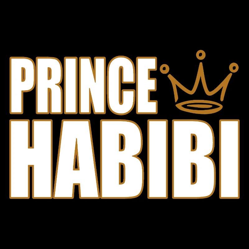 Prince Habibi – Royal Arabic Love Statement Design