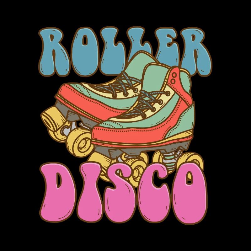 Roller Skates Roller Disco Skater Retro Gift