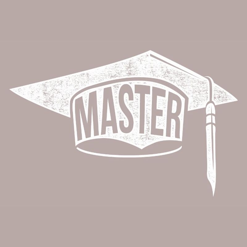 Master Degree Gift Saying Master Hat