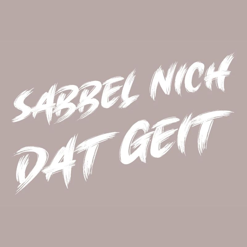 Ne bave pas, conception de dialecte amusante