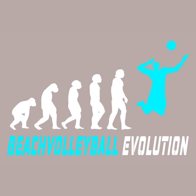 Conception d'évolution de volleyball de plage / idée cadeau