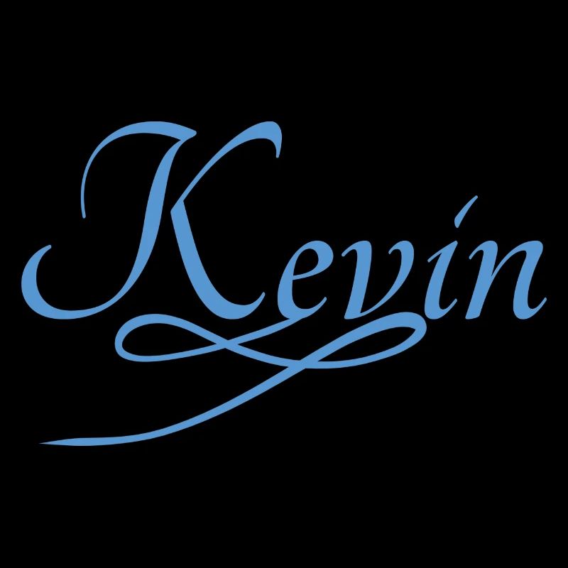 Kevin in cursive script