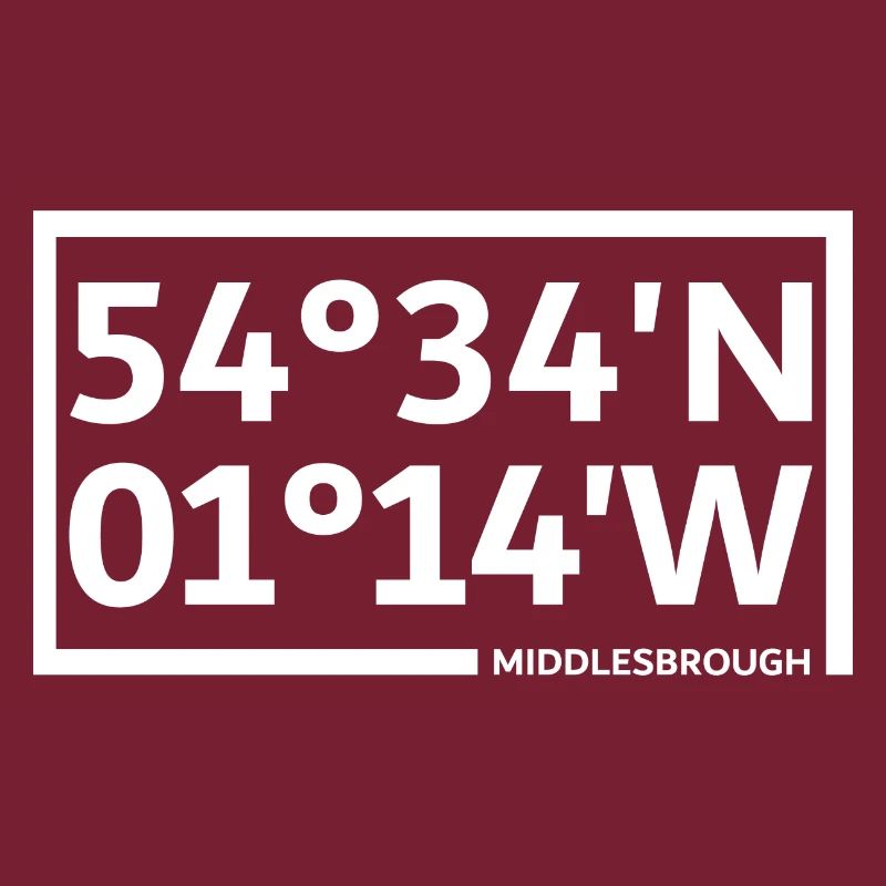 Coordonnées de Middlesbrough