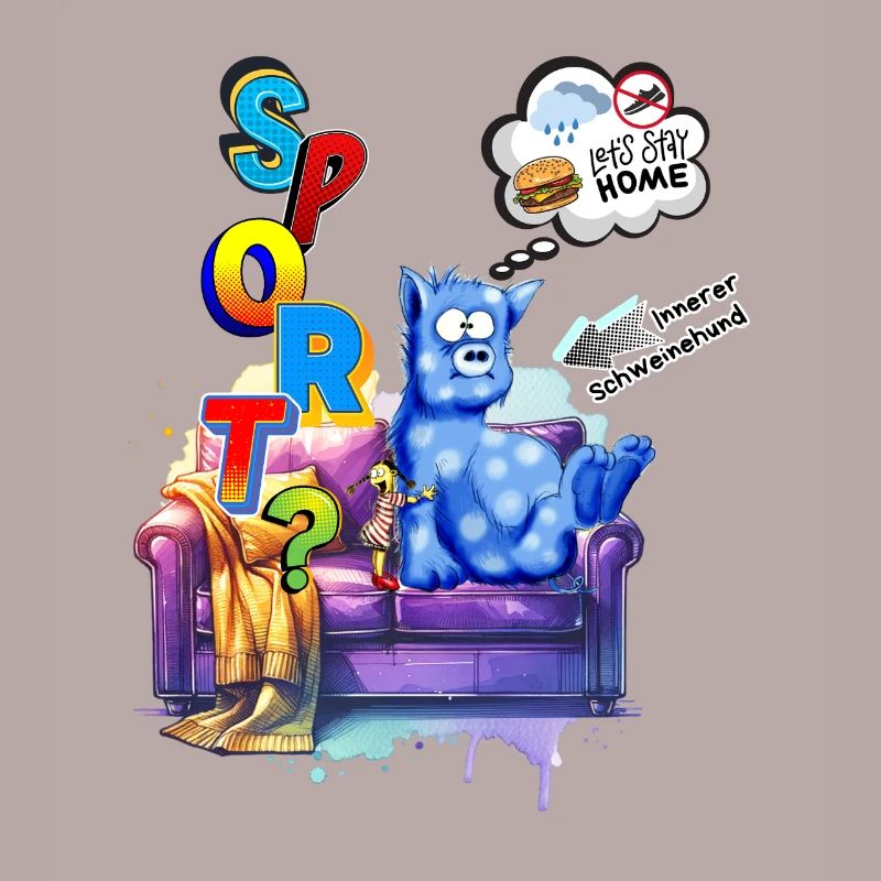 Besiege den inneren Schweinhund. Sport oder Sofa?