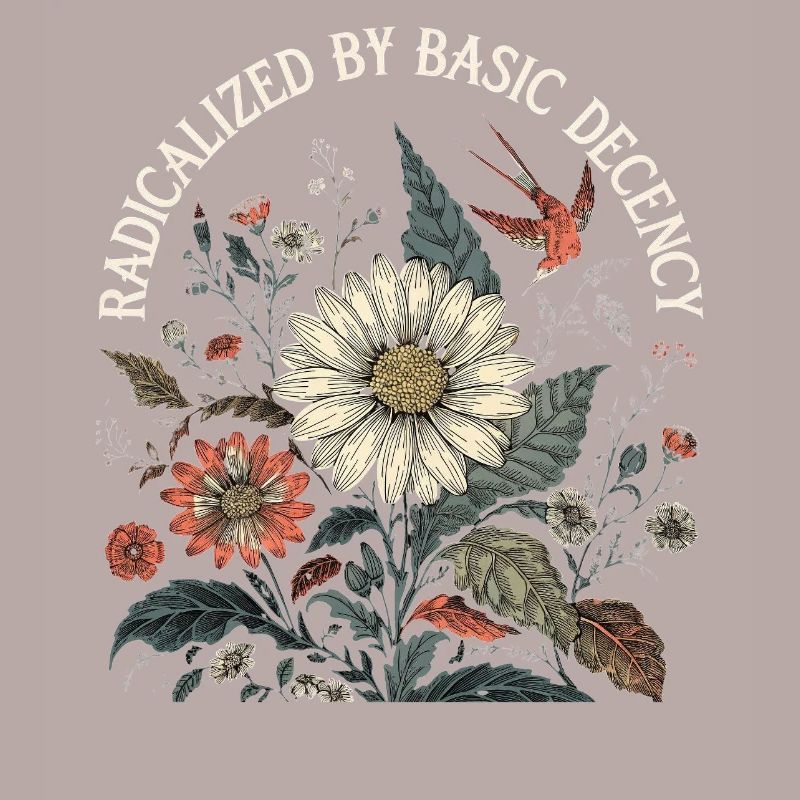 Radicalized By Basic Decency Retro Shirt