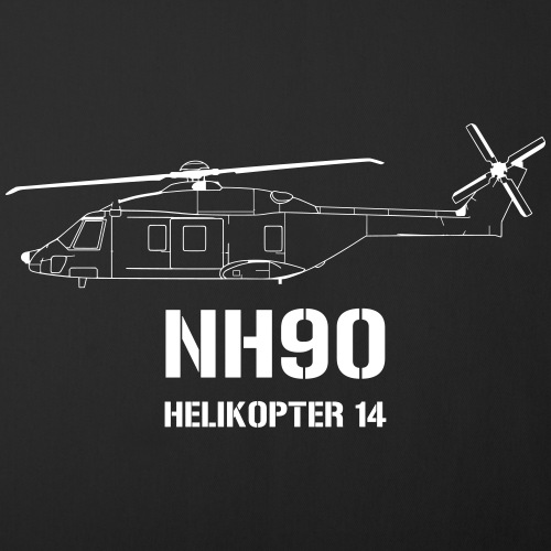 Helikopter 14 - NH 90 - Soffkuddsöverdrag, 45 x 45 cm