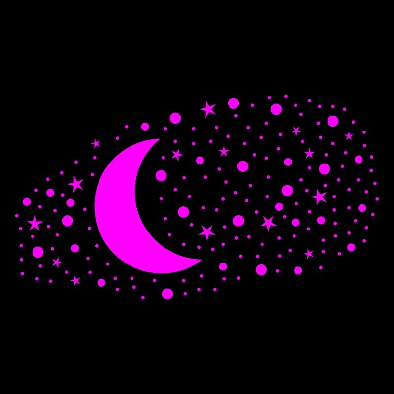 Lune et étoiles