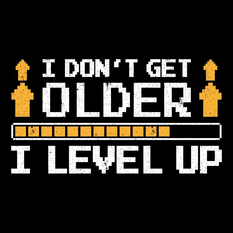 Les jeux deviennent plus vieux Level Up Funny