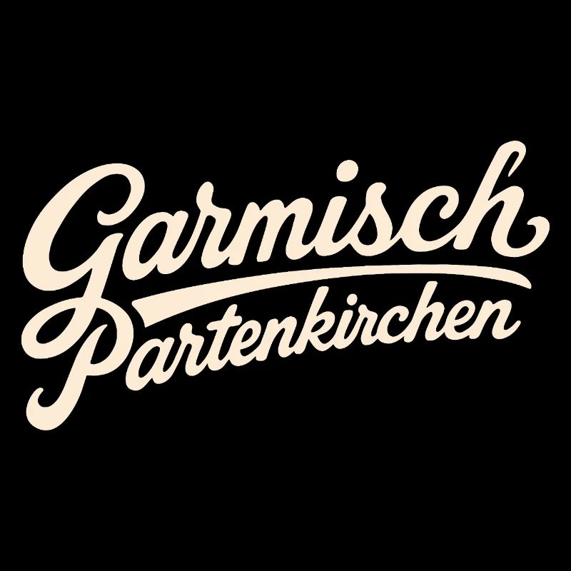 Garmisch-Partenkirchen lettering